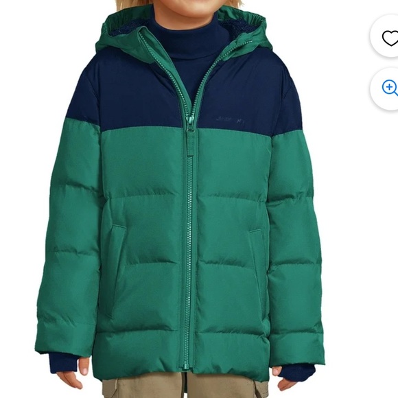 Lands' End ThermoPlume Fleece Lined Parka